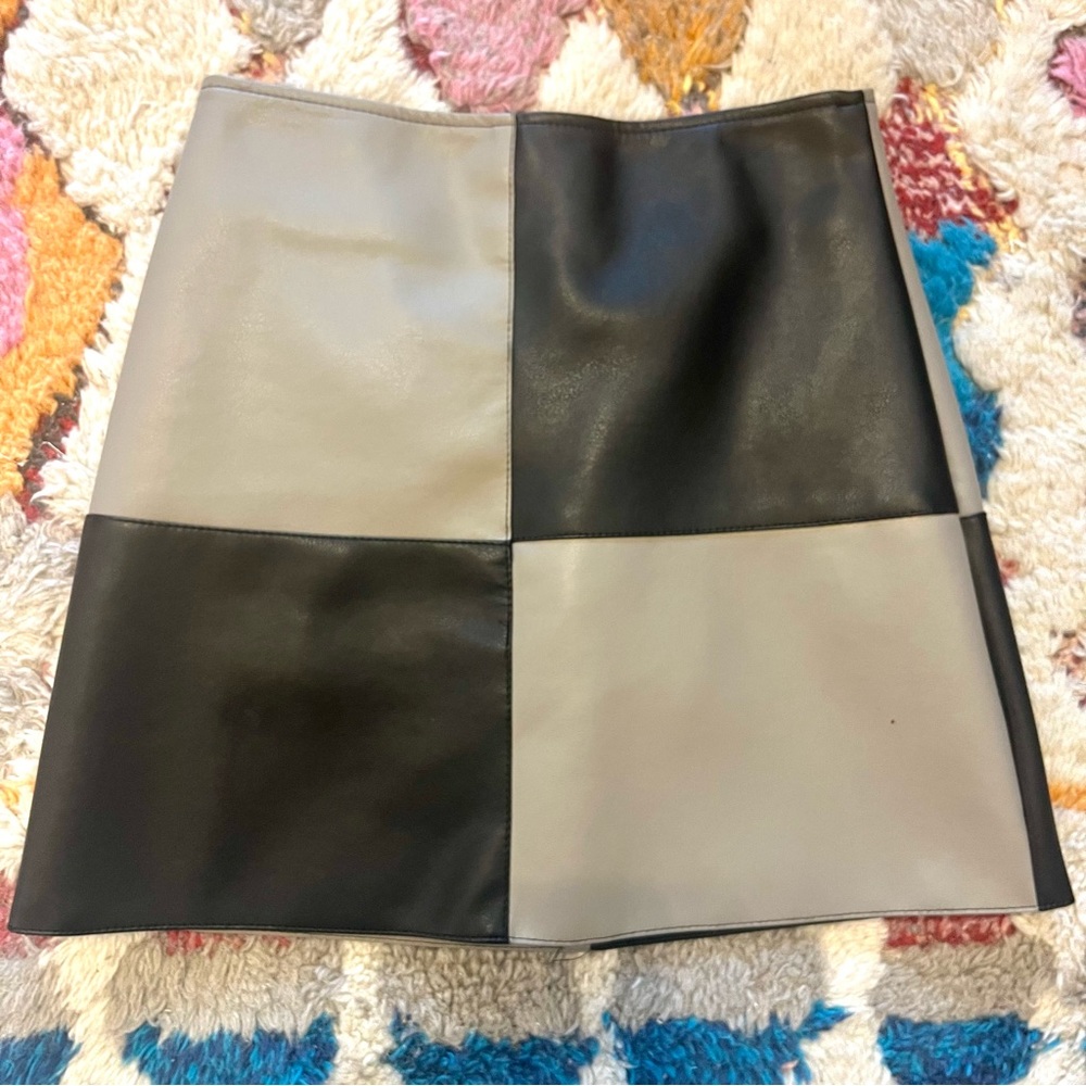 Oak + Fort - Black and Gray Women's Skirt